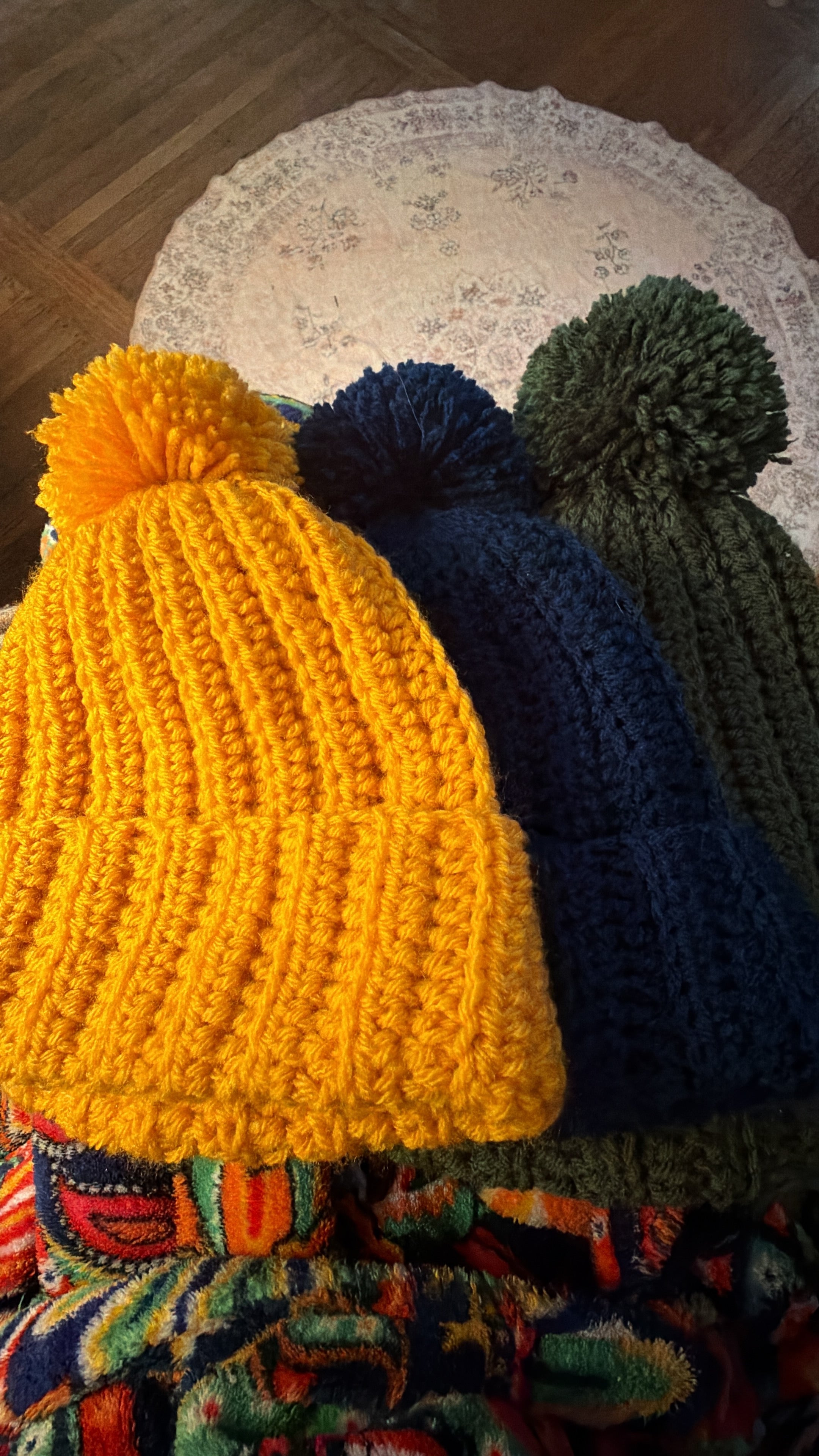 Crochet winter hats