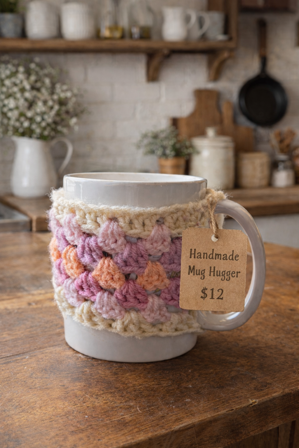 Handmade Crochet Mug Hugger
